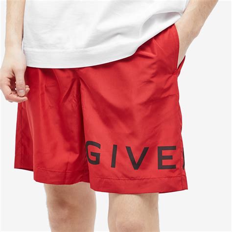 givenchy trunks|GIVENCHY 4G long swim shorts in .